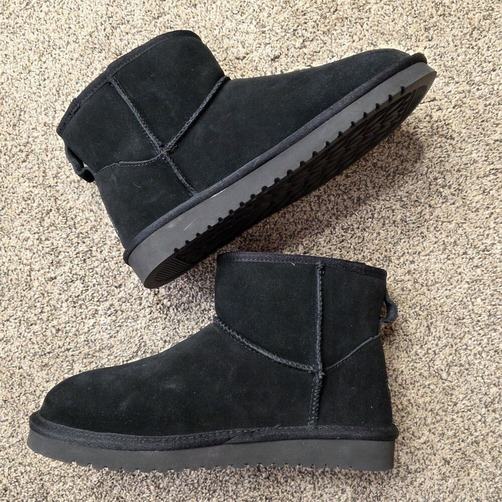 UGG Koolaburra Koola Mini II Boot Short Size 8 Black NWOT Warm Trendy Chunky - Picture 10 of 10